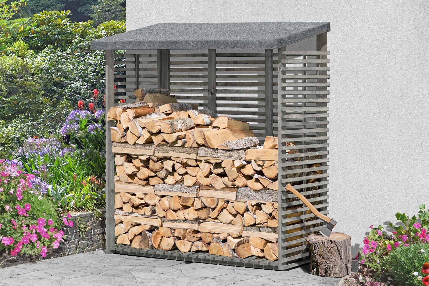 Abri pour bois de chauffage M205 - 3.64 m2