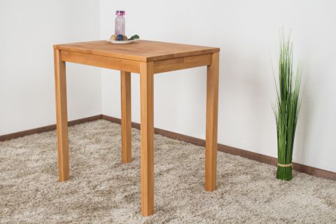 Plateau de table bois naturel, L.60 x l.60 cm x Ep.27 mm