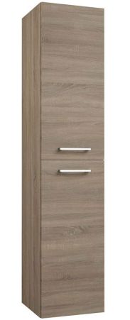 Salle de bain - Armoire haute Rajkot 88, couleur : chêne - 160 x 35 x 35 cm (H x L x P)