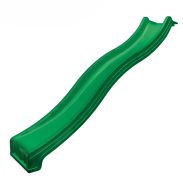 Toboggan avec raccordement à l'eau - longueur 3 m - couleur : vert, 