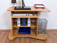 Bureau en pin massif, couleur aulne Junco 197 - Dimensions : 75 x 100 x 60 cm (H x L x P)