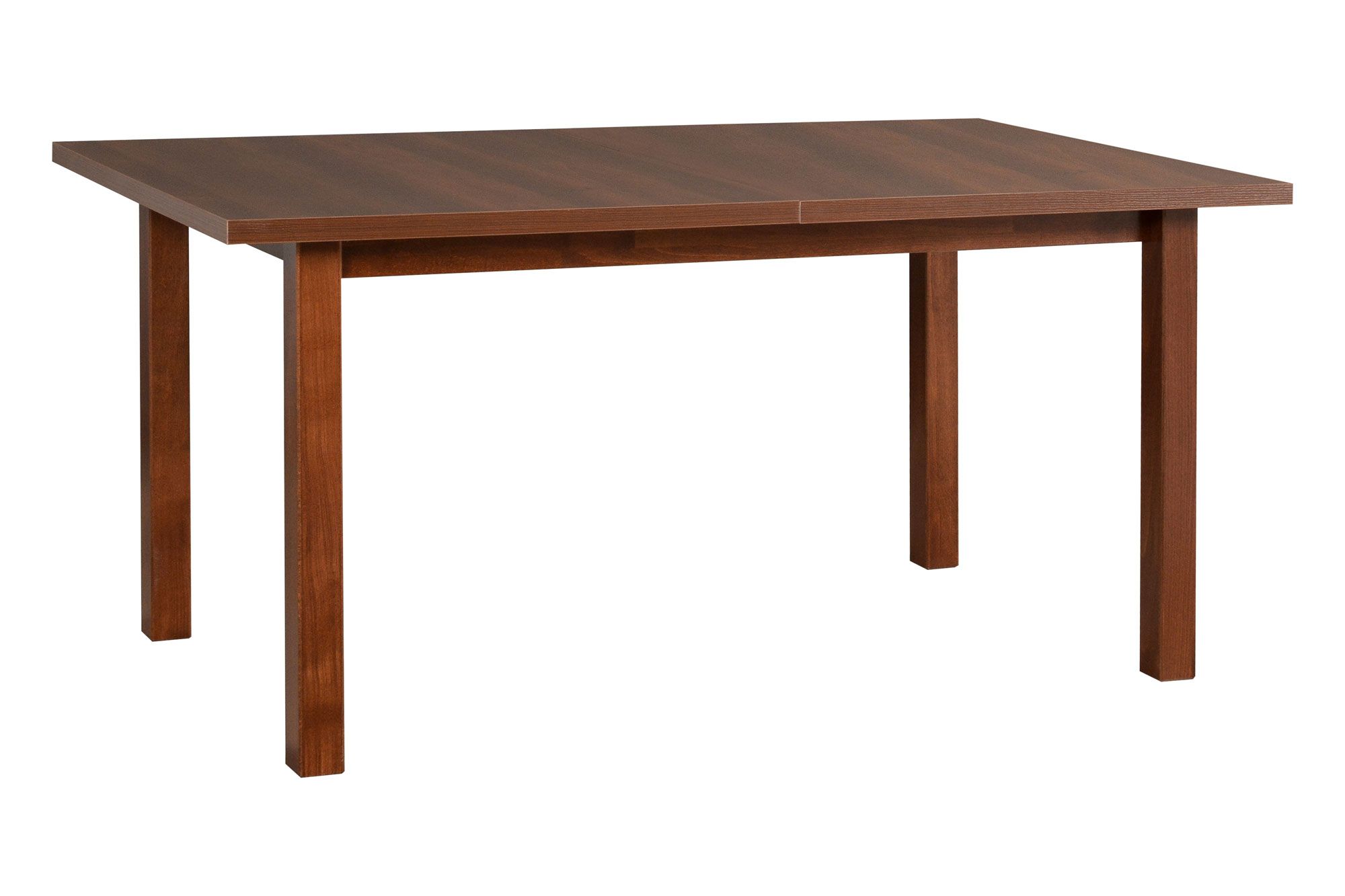 Table de salle à manger extensible MALDA en noyer, dimensions 92 x 160/200 (l x p), hauteur du plateau 32 mm, stratifié résistant aux rayures, grande solidité