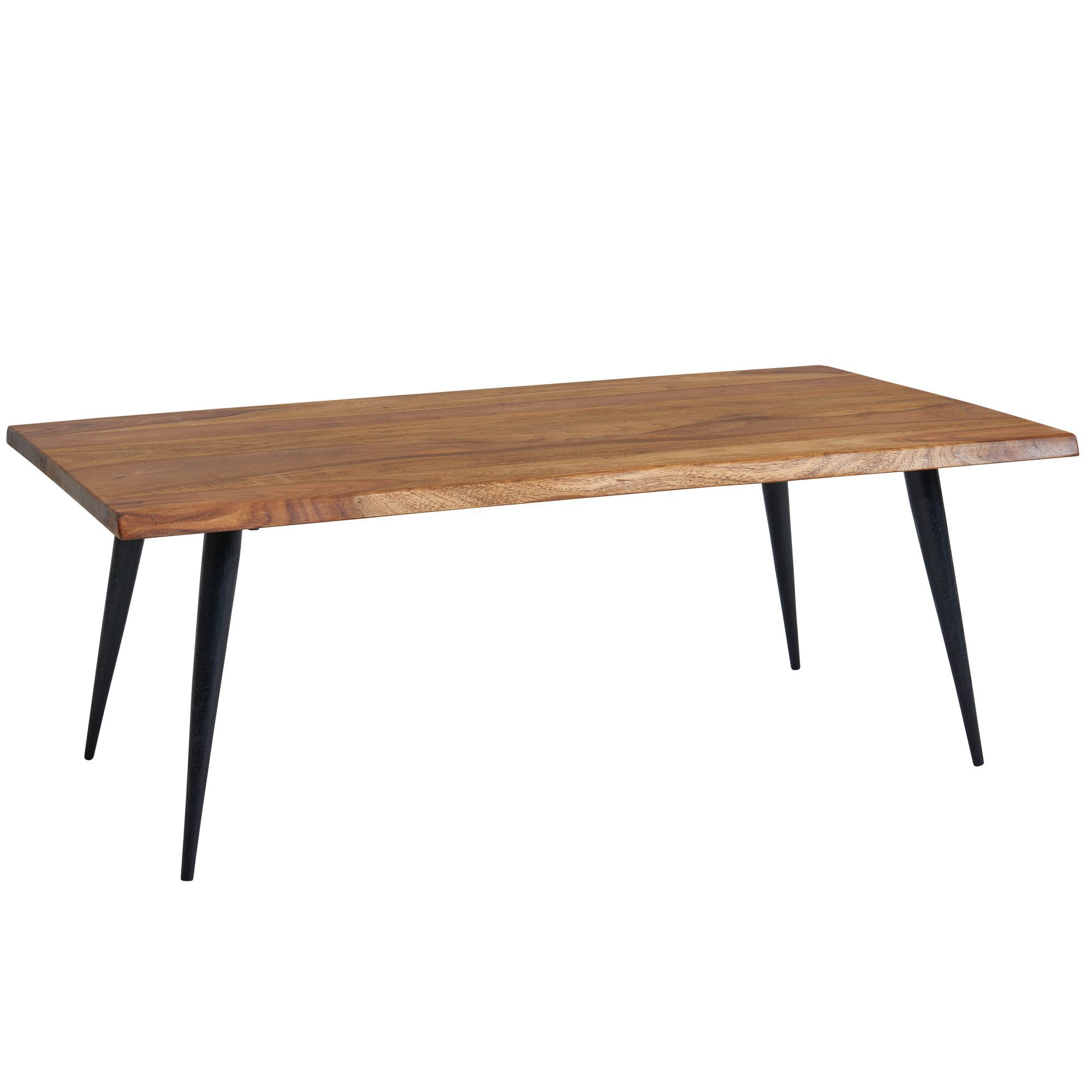 Table de salon en bois massif de Sheesham, couleur : Sheesham - Dimensions : 110 x 60 x 40 cm (L x P x H)