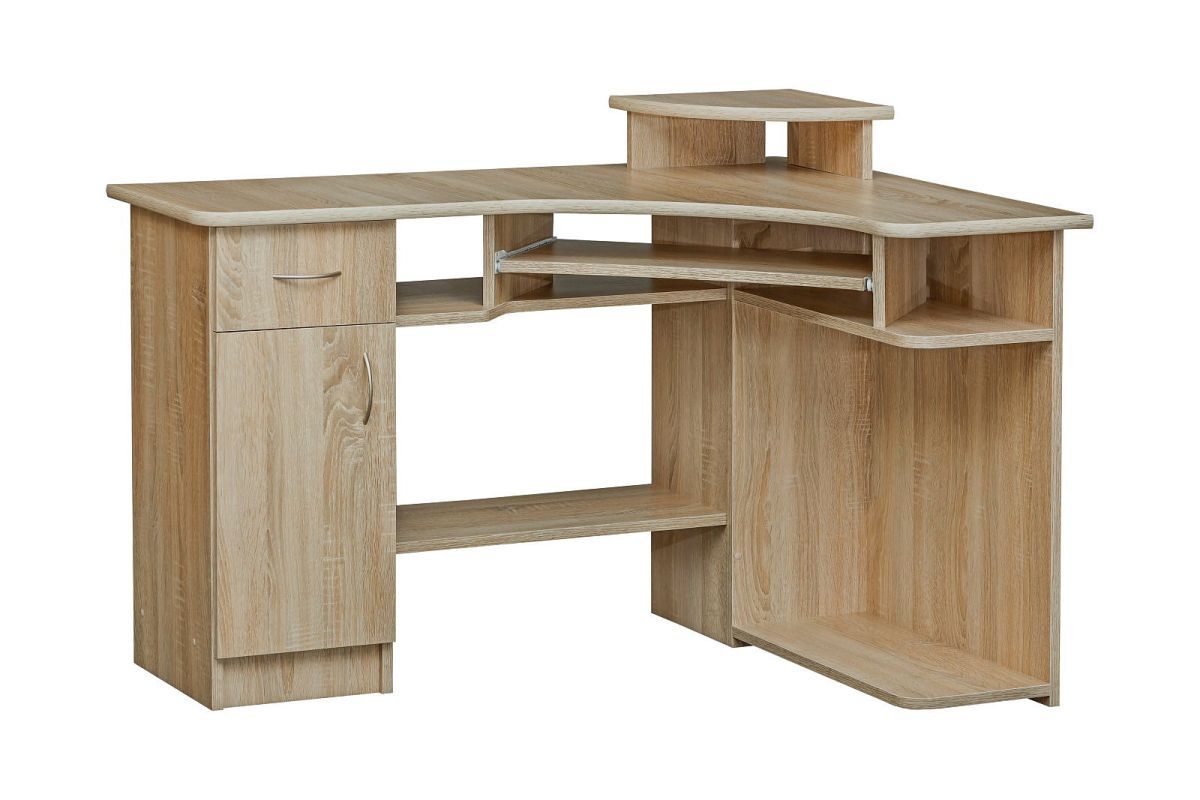 Bureau Rosario 47, couleur : chêne Sonoma - 89 x 124 x 75 cm (H x L x P)