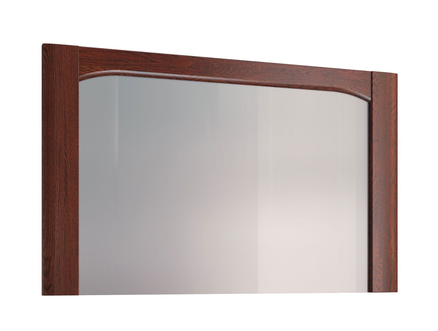 Miroir simple avec cadre en bois Krasno 35, chêne massif, dimensions : 70 x 115 x 4 cm, parfait pour la coiffeuse