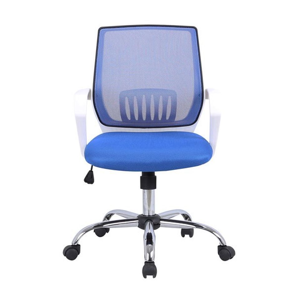 Fauteuil pivotant Tamest 36, couleur : bleu - Dimensions : 90 - 100 x 57 x 58 cm (H x L x P)