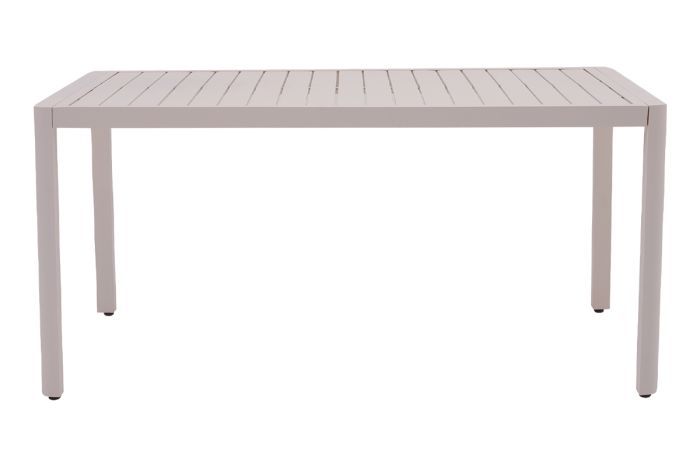 Table de jardin Baltimore extensible en aluminium - Couleur : aluminium gris, Longueur : 1500 mm, largeur : 850 mm, hauteur : 720 mm