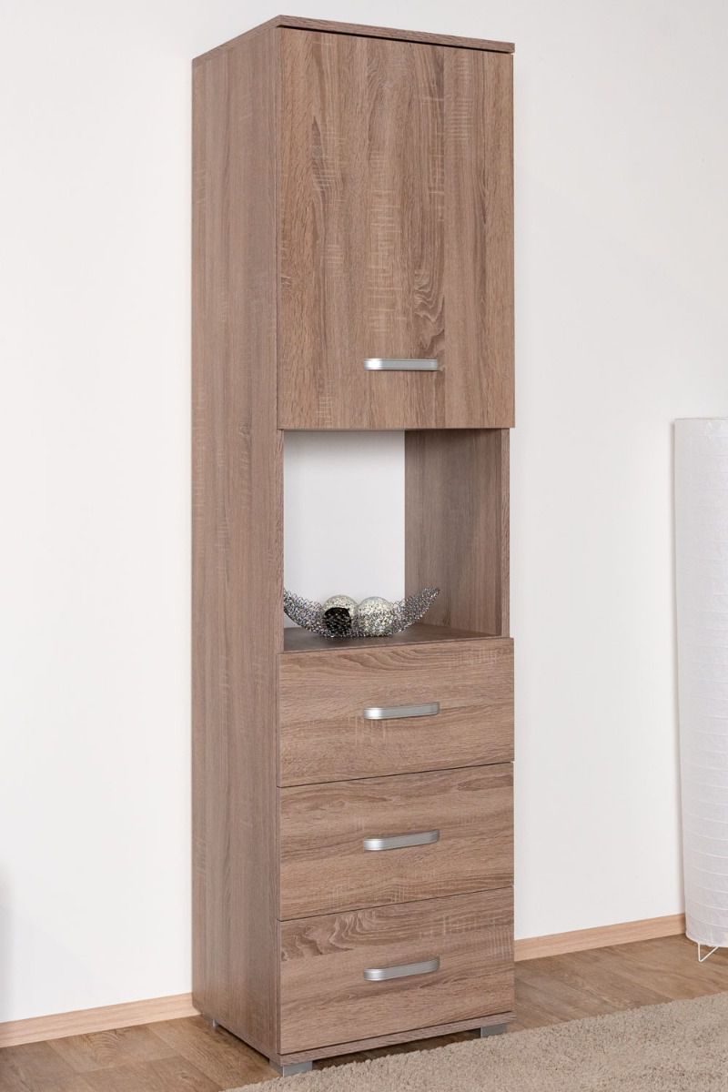 Armoire Kikori 18, couleur : chêne Sonoma - Dimensions : 190 x 50 x 40 cm (H x L x P)