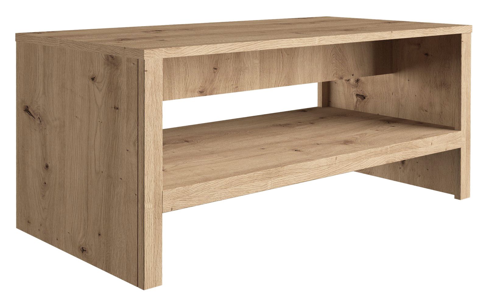 Table basse Ortstock 10, couleur : chêne - 120 x 60 x 52 cm (L x P x H)