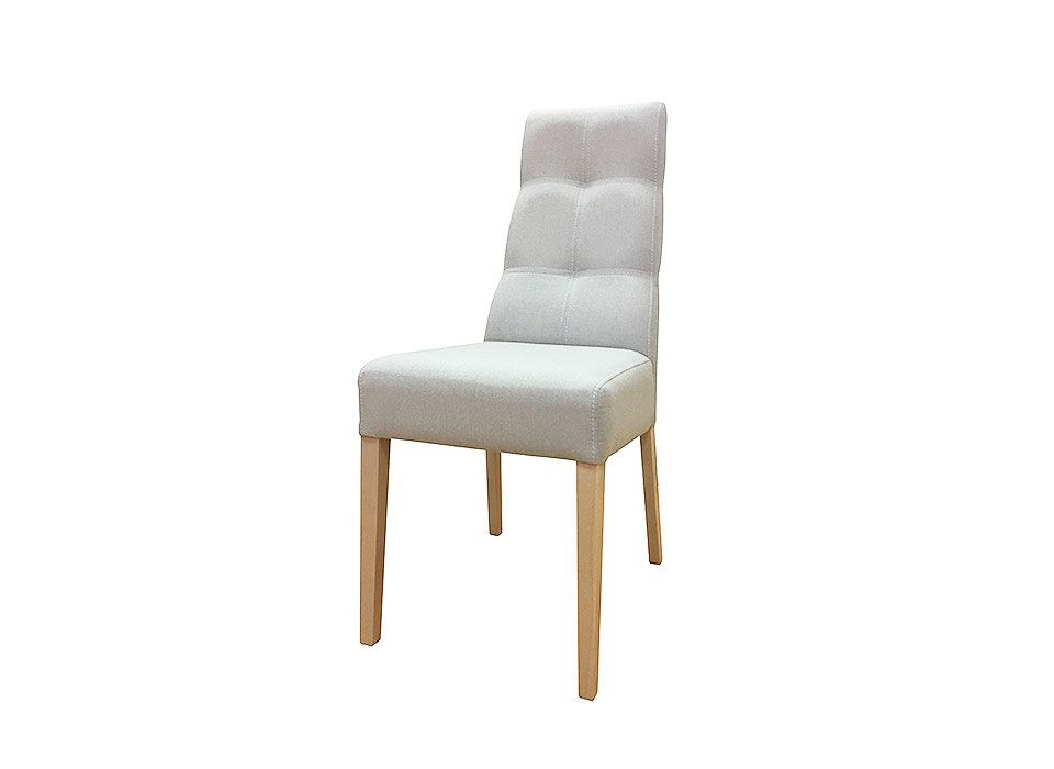 Chaise Bizerte 16, Couleur : Blanc - 103 x 44 x 42 cm (H x L x P)