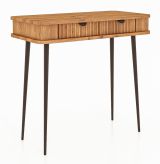 Coiffeuse Rolleston 22, bois de hêtre massif huilé - Dimensions : 84 x 90 x 46 cm (H x L x P)