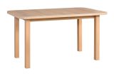 Table de salle à manger TAISIA couleur chêne, facile à combiner, beaucoup de place, dimensions 80 x 140/180 cm (l x p), hauteur du plateau de table de 32 mm, pieds en bois robustes