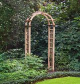 Pergolas Jardin courbée - Dimensions (cm) : 114 x 54 x 255 (L x P x H)