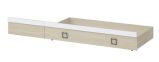 Tiroir pour lit Benjamin, couleur : frêne / blanc - Dimensions : 27 x 74 x 138 cm (H x l x L)