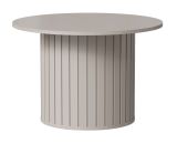 Table d'appoint / table basse Annelin 07, ronde, en cachemire, 70 x 70 cm, également utilisable comme table de chevet, table basse, moulures décoratives modernes, petite table