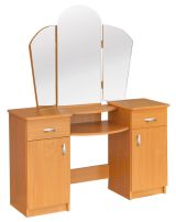 Table de toilette Grogol 24, couleur : aulne - Dimensions : 155 x 130 x 40 cm (H x L x P)