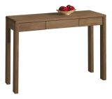 Commode Fazenda 22, couleur : brun foncé, chêne massif partiel - 78 x 120 x 45 cm (H x L x P)