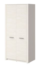 Armoire avec beaucoup d'espace de rangement Schleie 06, Couleur : Pin blanc - dimensions : 191 x 90 x 54 cm (h x l x p)