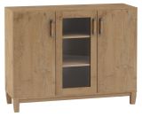 Commode Alotau 04, couleur : chêne - Dimensions : 93 x 120 x 40 cm (H x L x P)