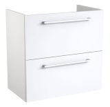 Meuble lavabo Thane 02, couleur : blanc brillant - 58 x 59 x 35 cm (H x L x P)