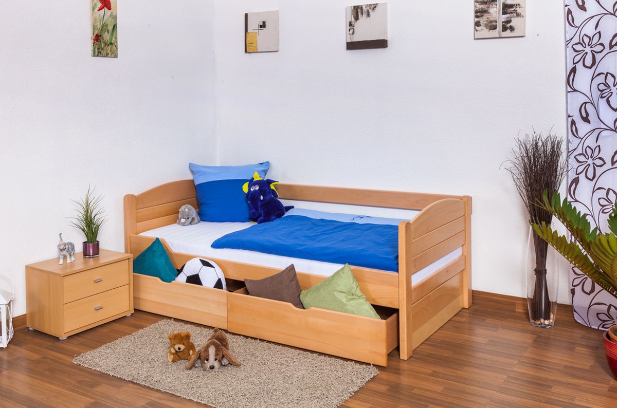Lit enfant / lit junior Easy Premium Line K1/2h incl. 2ème couchette et 2  panneaux de