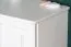 Commode blanche Junco 171, en pin massif, 78 x 100 x 47 cm, avec 3 tiroirs et 4 compartiments, finition robuste et stable, particulièrement durable, moderne