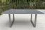 Table de jardin Mailand avec plateau en verre en aluminium - Couleur : aluminium gris, longueur : 1400 mm, largeur : 800 mm, hauteur : 590 mm