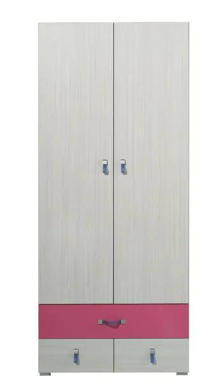 Armoire, Largeur: 80 cm, Couleur: Blanc, Türen Anzahl 2, Höhe (cm