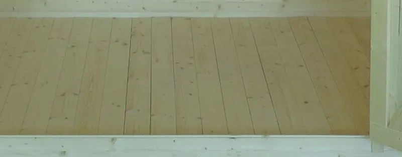 Plancher adapté à l'abri de jardin Köln 4,94 x 3,03 mètres, sous-construction incluse