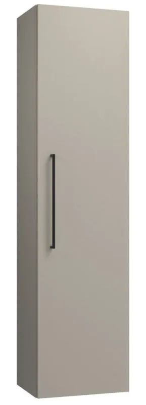 Salle de bain - Armoire haute Noida 46, couleur : beige - 138 x 35 x 25 cm (h x l x p)