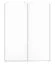 Armoire à portes coulissantes / armoire Tornved 07, couleur : blanc - Dimensions : 200 x 151 x 62 cm (H x L x P)