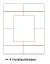 Commode "Postira" 08, couleur : noyer / noir, partiellement massif - Dimensions : 117 x 102 x 42 cm (h x l x p)