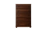 Commode étroite en pin massif - couleur noyer Junco 140, avec cinq grands tiroirs, très stable 123 x 80 x 42 cm, beaucoup d'espace de rangement
